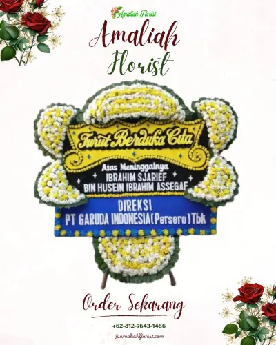 Papan Bunga Duka di Mompang