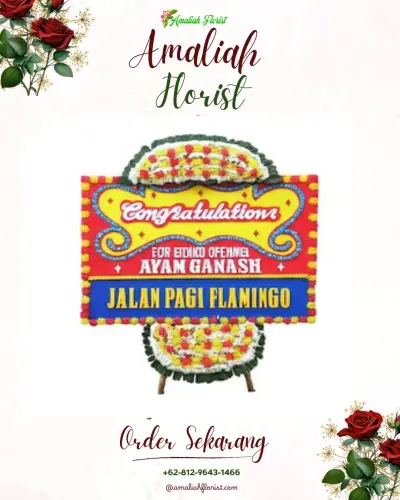 Bunga Papan Congratulation di Mompang